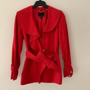 Banana Republic Red Trench Coat
